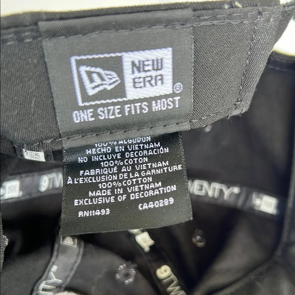 New Era Black 9 Twenty Super Bowl 57 Logo Hat Cap‎ “like new”
